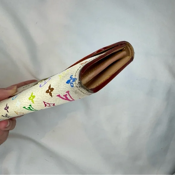 Vintage Louis Vuitton x Murakami Multicolor Sarah Long Wallet - Picture 5 of 15